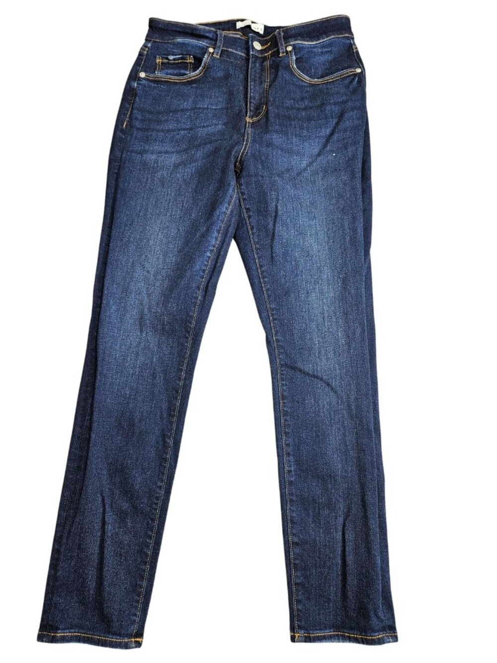 LOFT The Skinny Jeans Womens 6 Blue Dark Wash Mid Rise Stretch Denim Slim